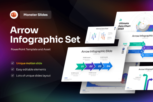 Arrow Infographic Set PowerPoint