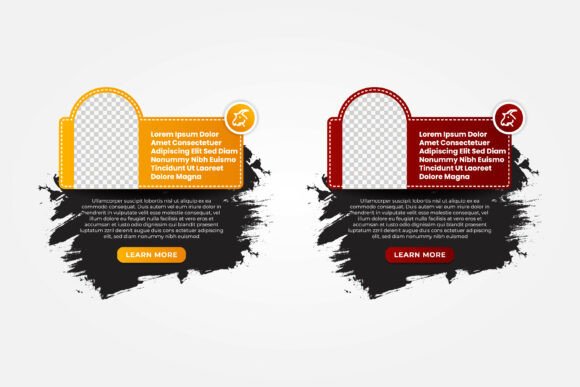 Brush Gradient Element Banner