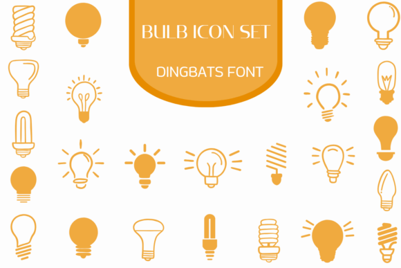 Bulb Icon Set