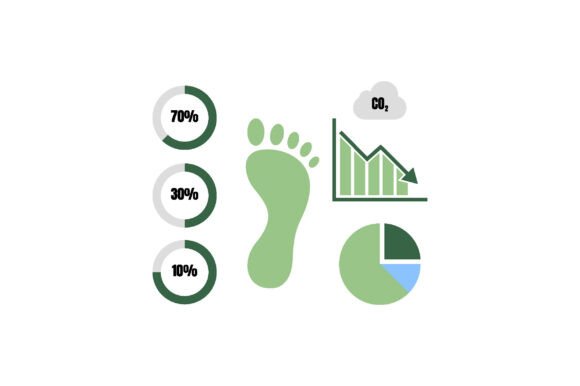 Carbon Footprint Infographic Elements