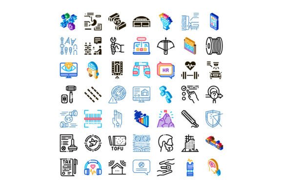 Diverse Collection of Infographic Symbol