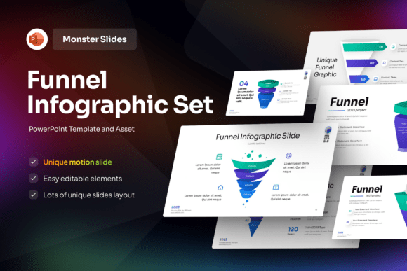 Funnel Infographic PowerPoint Template: Clarity in Motion for Modern Business Storytelling