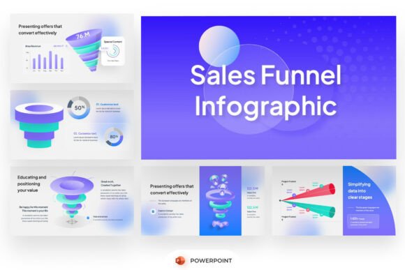 Sales Funnel Infographic PowerPoint