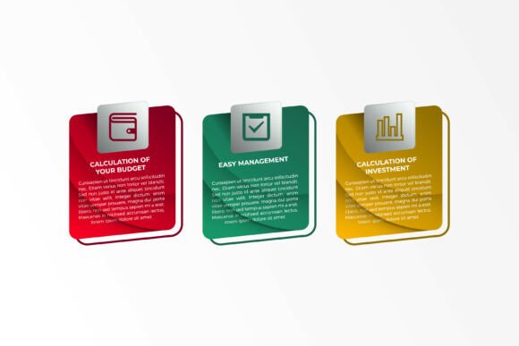 Three Diagonal Infographic Template: A Modern, Versatile Design Resource for Professionals and Creatives