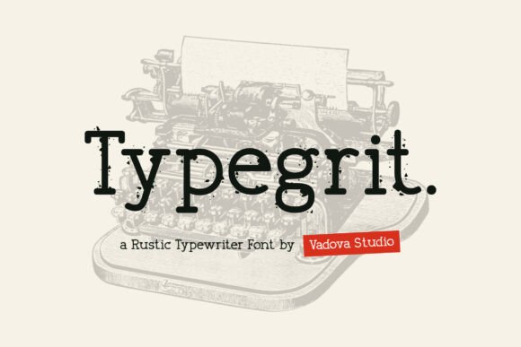 Typegrit: A Rugged, Nostalgic Serif Font