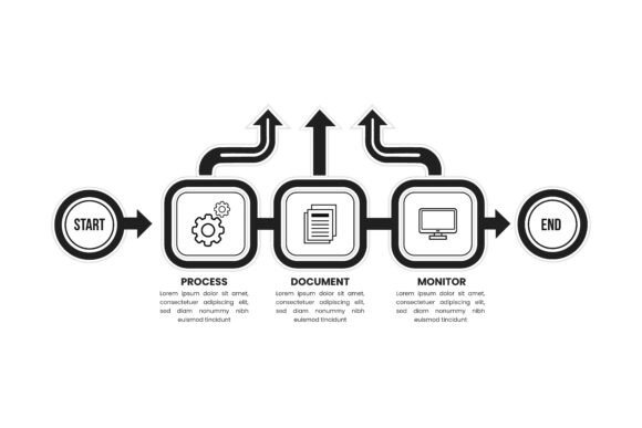 Workflow Process Infographic Bundle